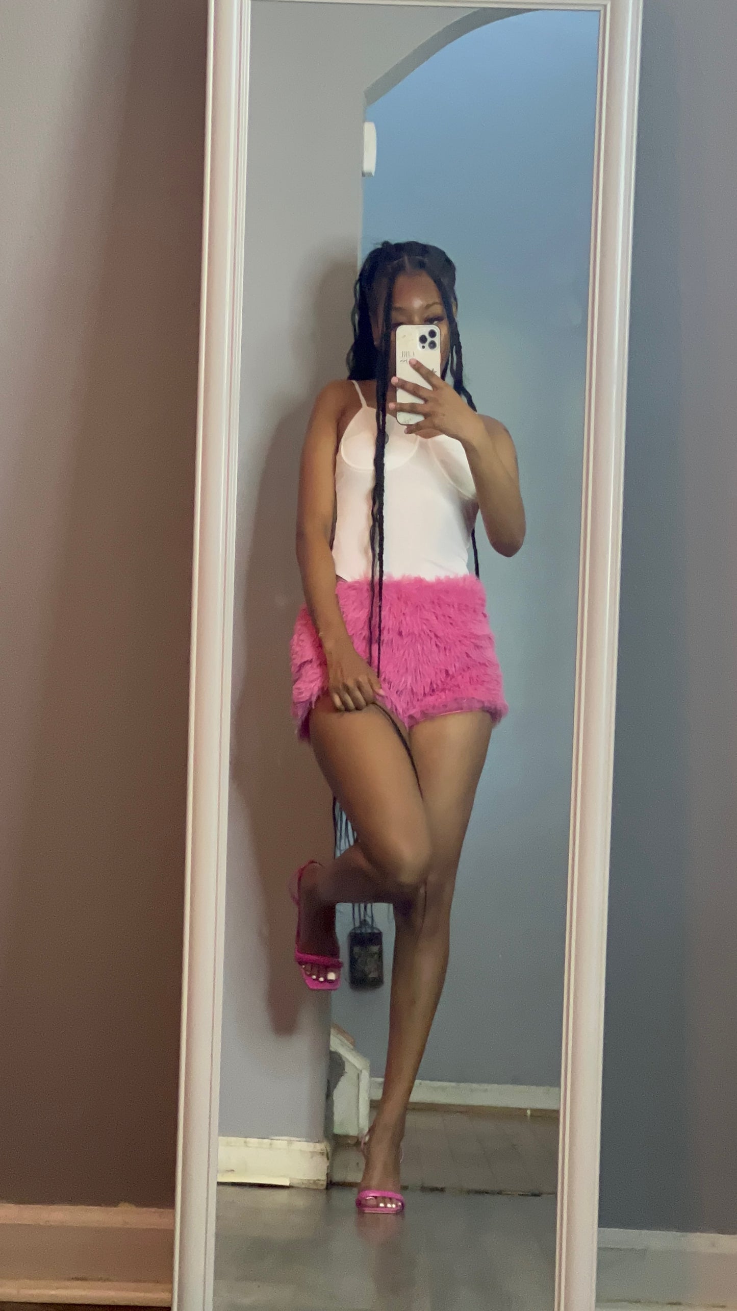 Pink Fluff Short
