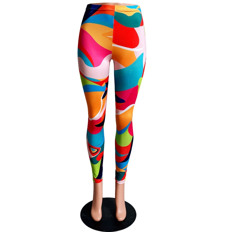 Leggings con bloques de color