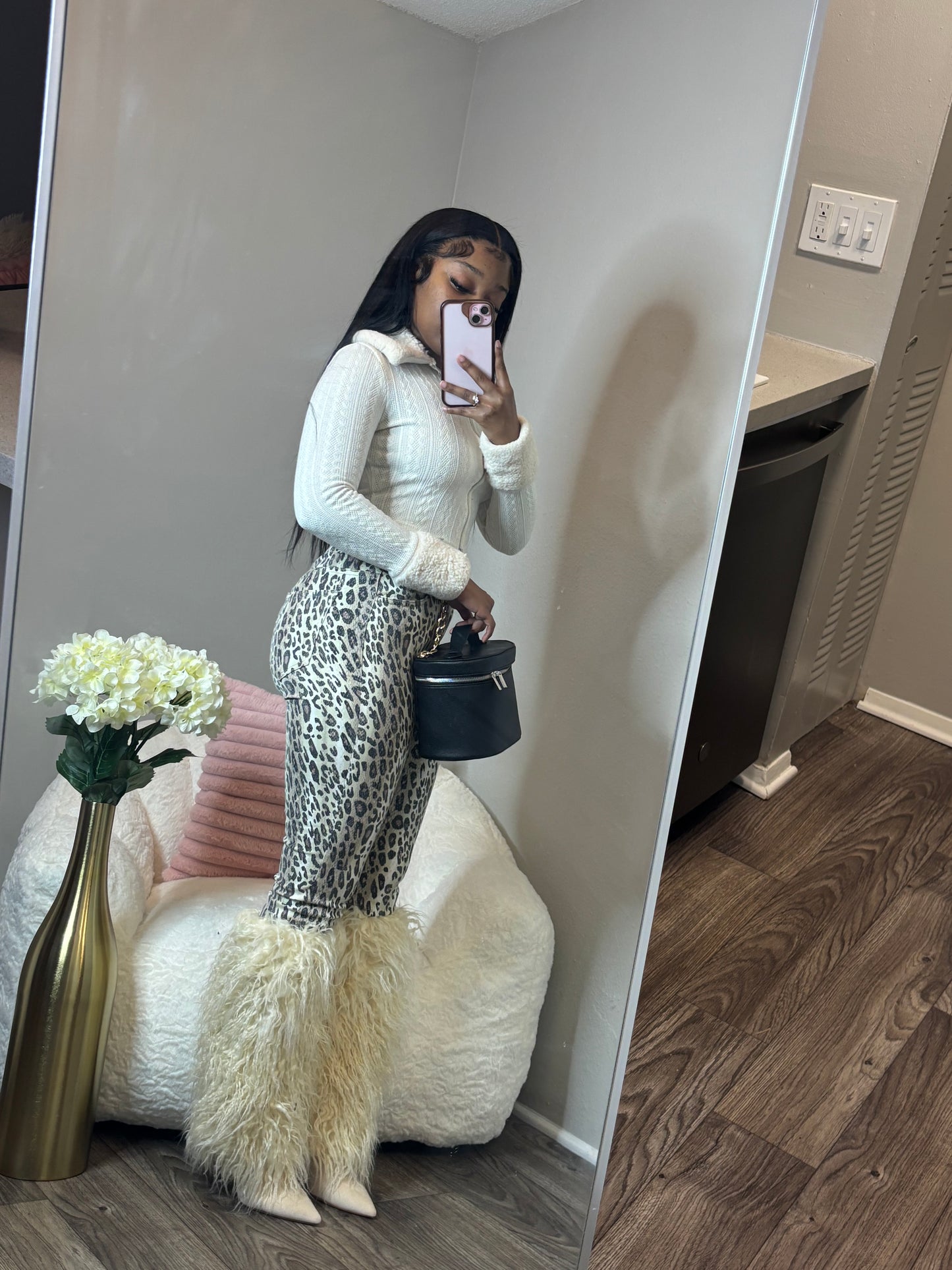 Chic Snakeskin Pants