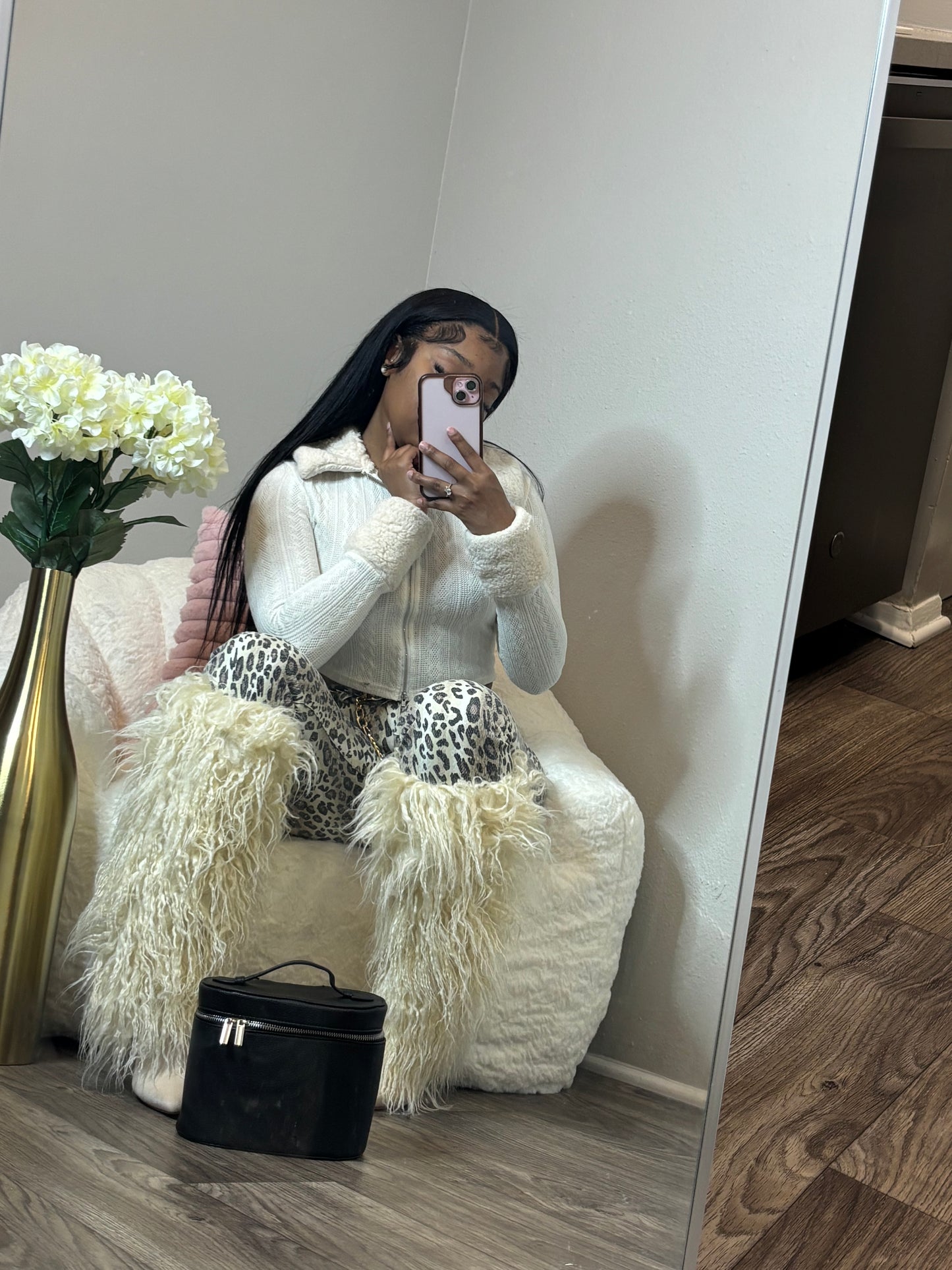 Chic Snakeskin Pants