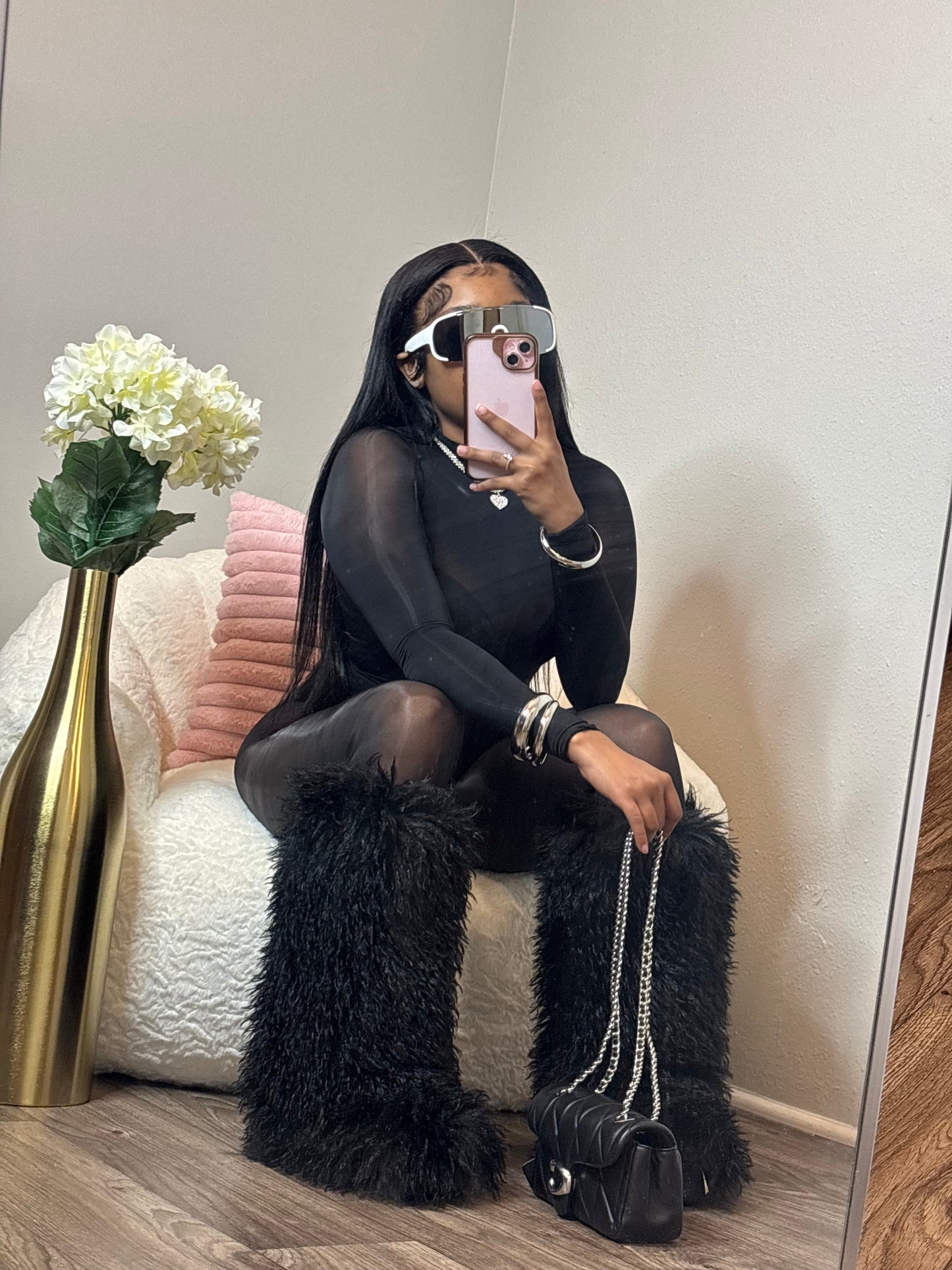 Skin to Skin Mesh Jumpsuit