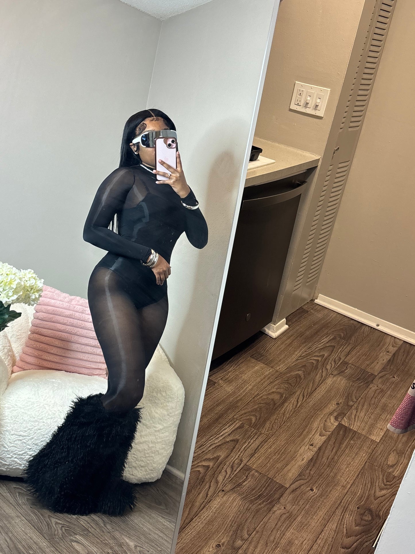 Skin to Skin Mesh Jumpsuit