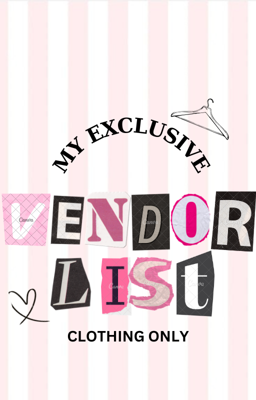 Ultimate Clothing Boutique Vendors List